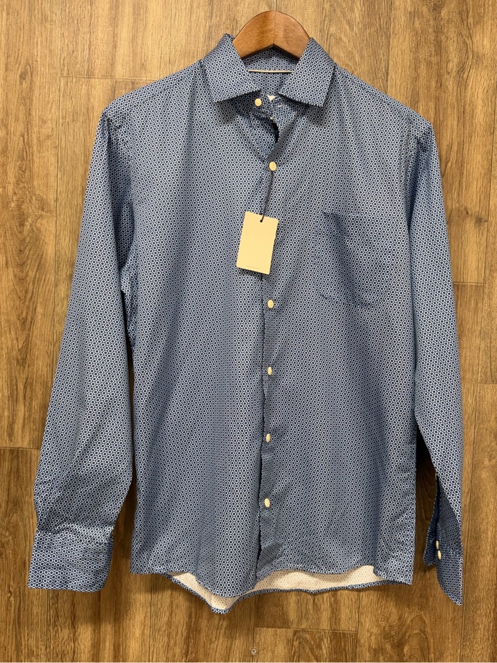 NEW Peter Millar Crown Long Sleeve Geometric Print